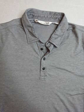 Travis Mathew Men's Gray Polo Shirt